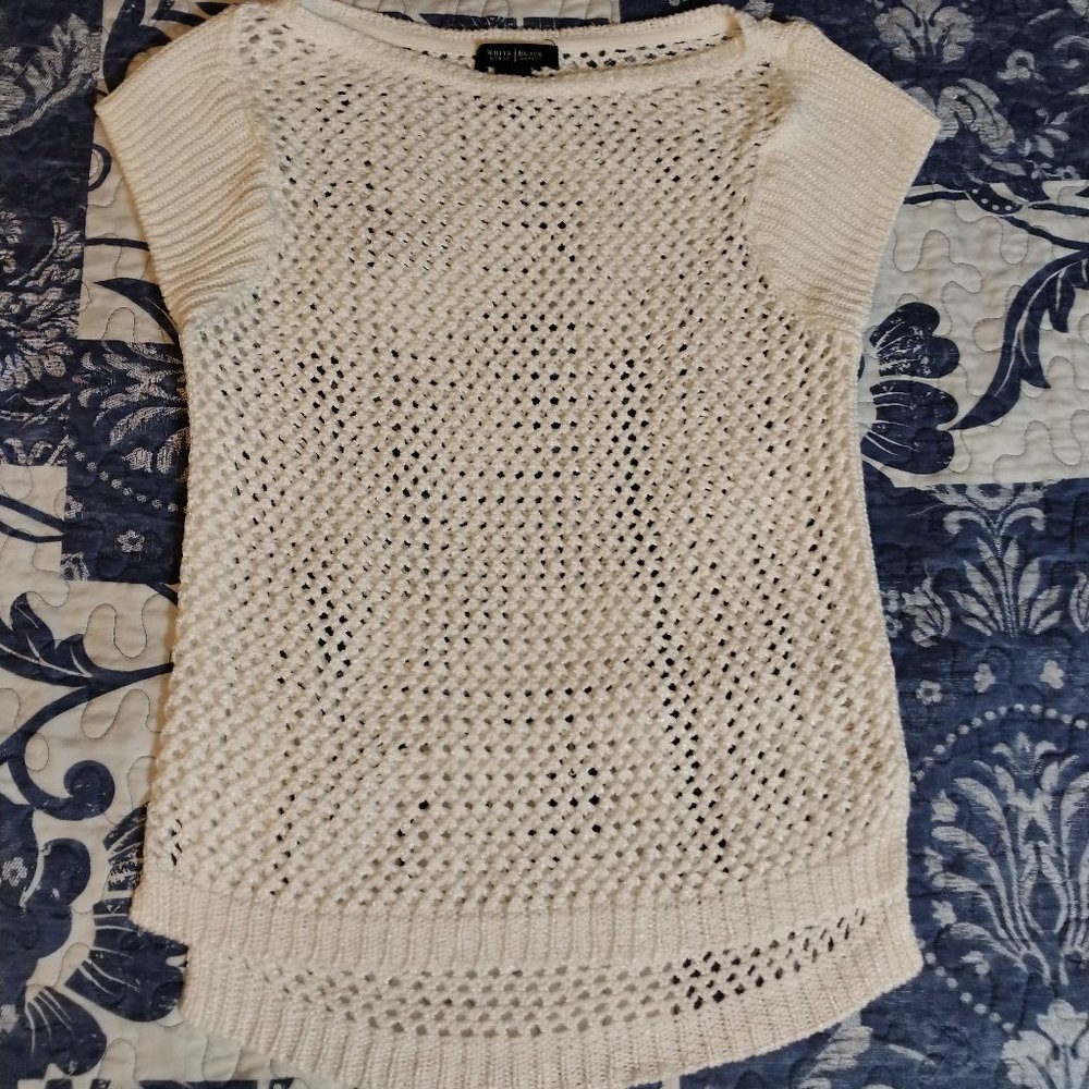 White House Black Market, knit blouse, xxsmall